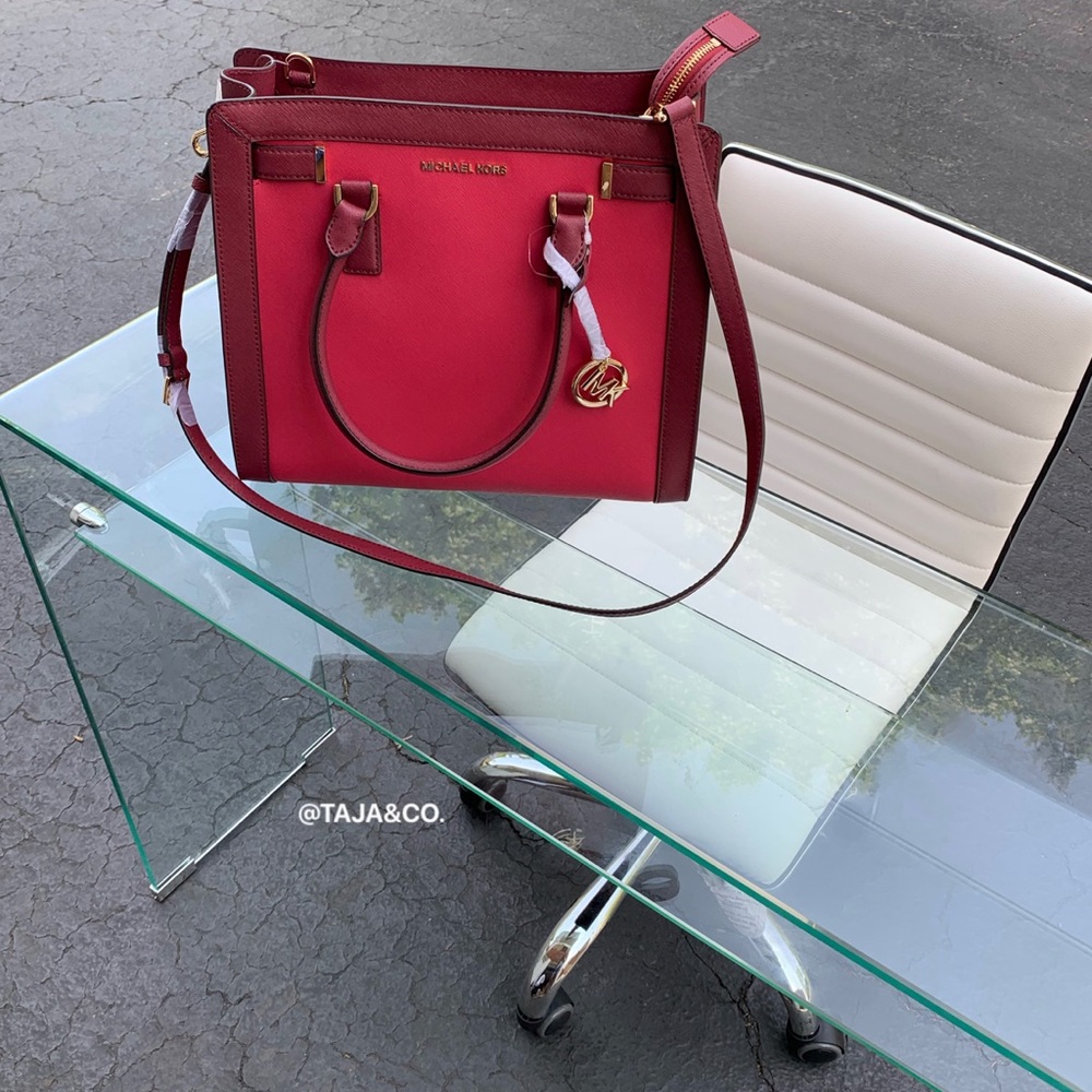 ❤️RARE MICHAEL KORS: RARE Raspberry Large …